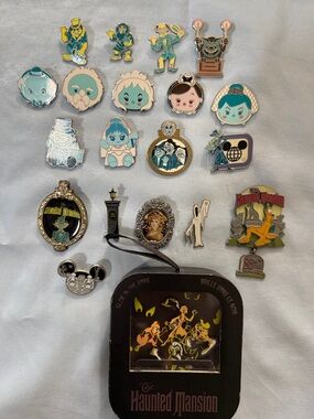 Disney Haunted Mansion Trading Pins.  Lot of 20 Pins
